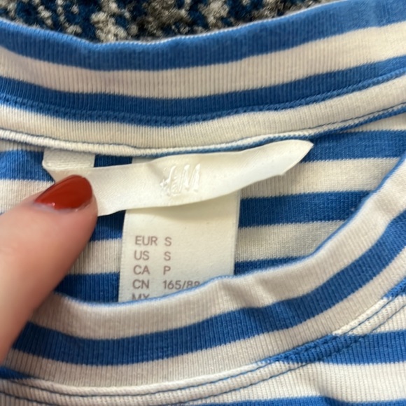 H&M Peplum Long Sleeve Shirt - S - Picture 4 of 5